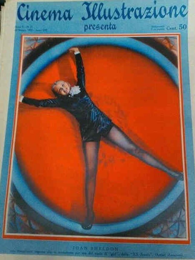 CINEMA ILLUSTRAZIONE magazine side cover Issue 21 22 May 1935