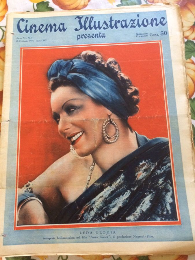 CINEMA ILLUSTRAZIONE magazine side cover Issue 9 26 February 1936