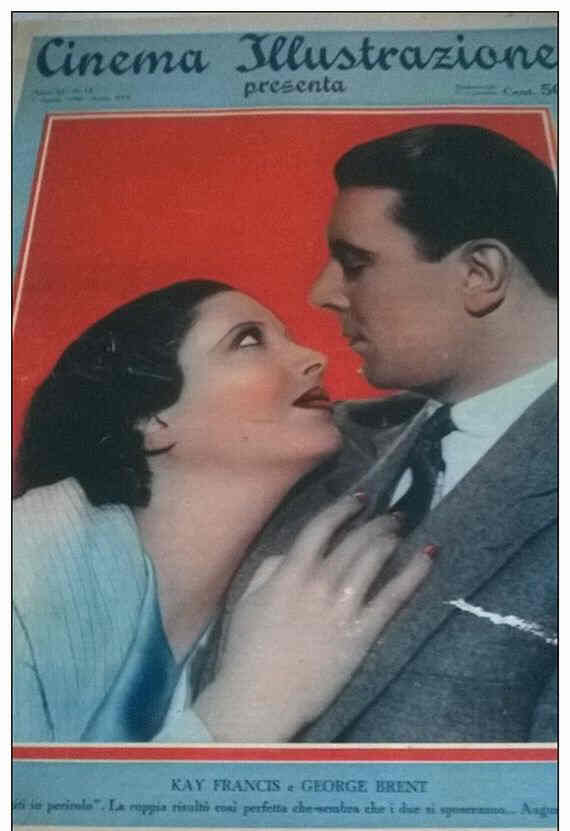 CINEMA ILLUSTRAZIONE magazine side cover Issue 14 1 April 1936