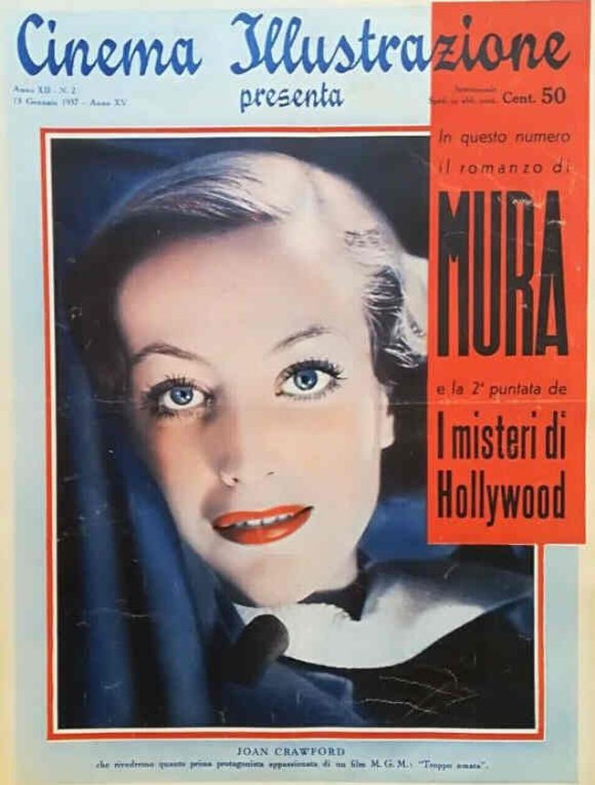 CINEMA ILLUSTRAZIONE magazine side cover Issue 2 13 January 1937