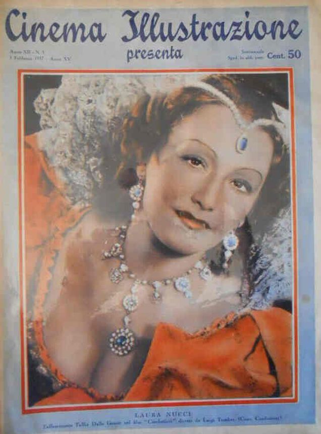 CINEMA ILLUSTRAZIONE magazine side cover Issue 5 3 February 1937