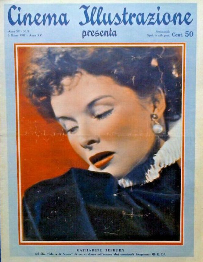 CINEMA ILLUSTRAZIONE magazine side cover Issue 9 3 March 1937