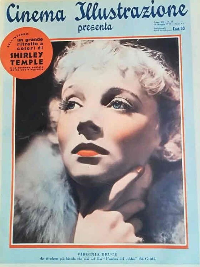 CINEMA ILLUSTRAZIONE magazine side cover Issue 21 26 May 1937