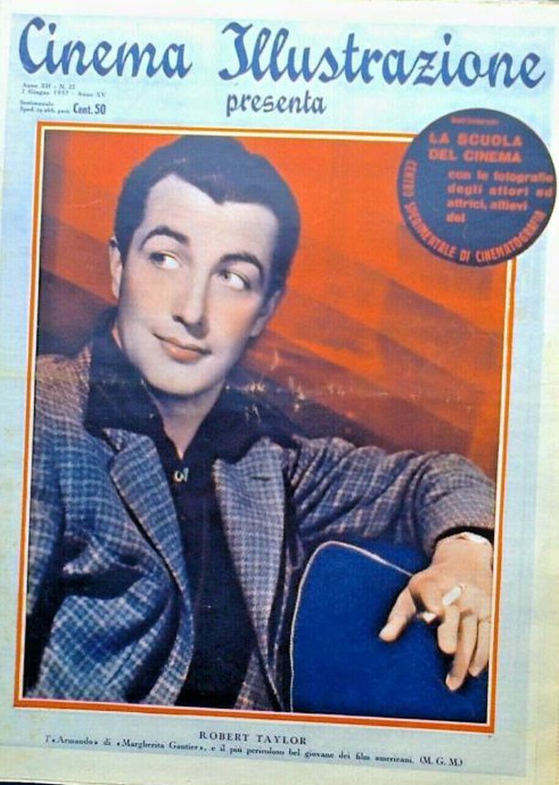 CINEMA ILLUSTRAZIONE magazine side cover Issue 22 2 June 1937