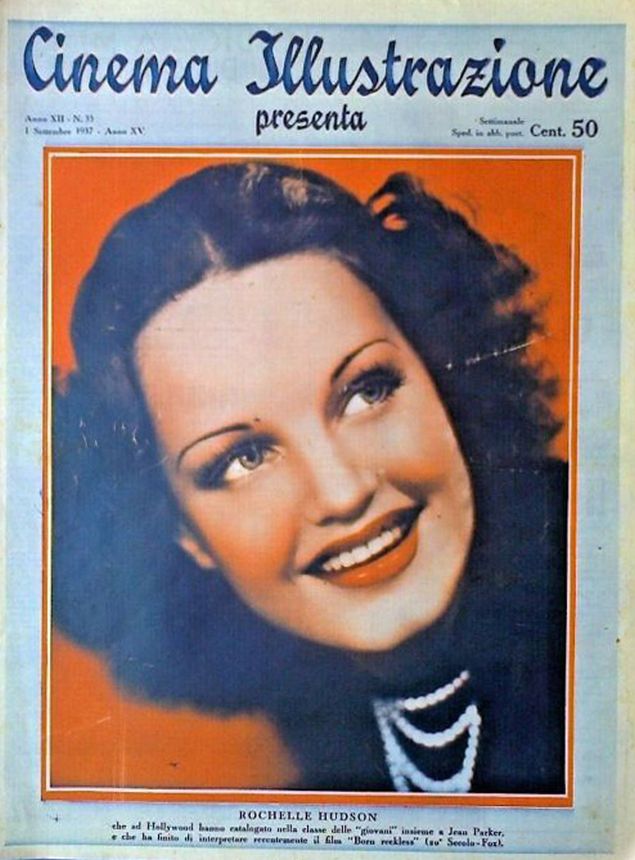 CINEMA ILLUSTRAZIONE magazine side cover Issue 35 1 September 1937