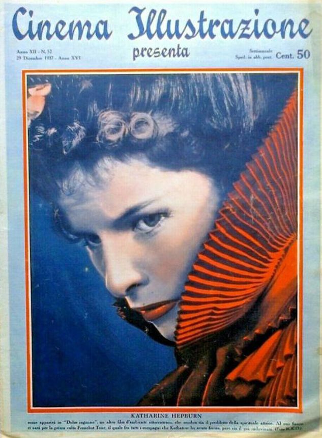 CINEMA ILLUSTRAZIONE magazine side cover Issue 52 29 December 1937