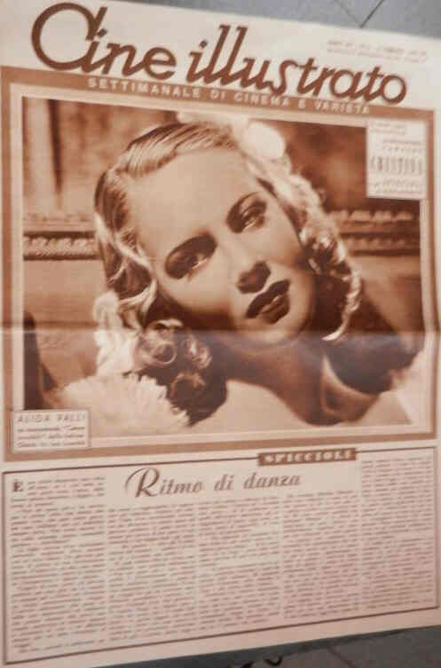 CINE ILLUSTRATO magazine side cover Issue 6 8 February 1942