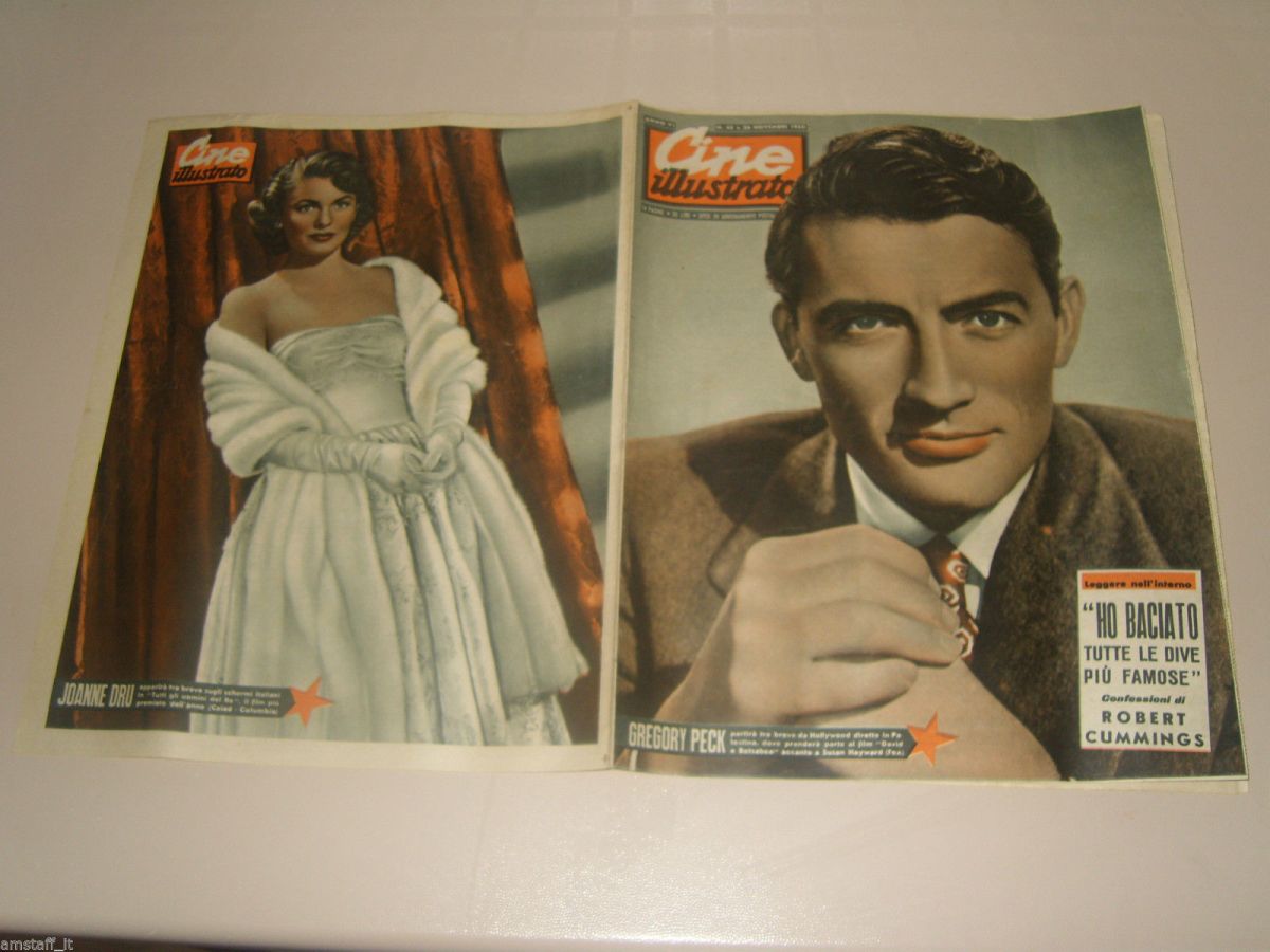 CINE ILLUSTRATO magazine side cover Issue 48 26 November 1950