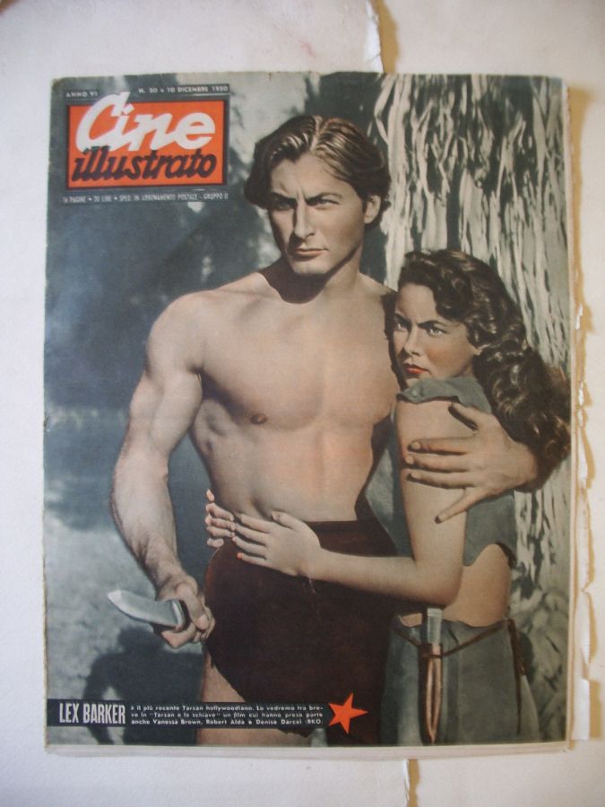CINE ILLUSTRATO magazine side cover Issue 50 10 December 1950