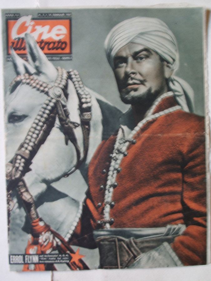 CINE ILLUSTRATO magazine side cover Issue 2 14 January 1951