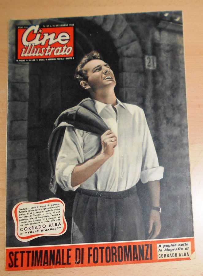 CINE ILLUSTRATO magazine side cover Issue 37 14 September 1952