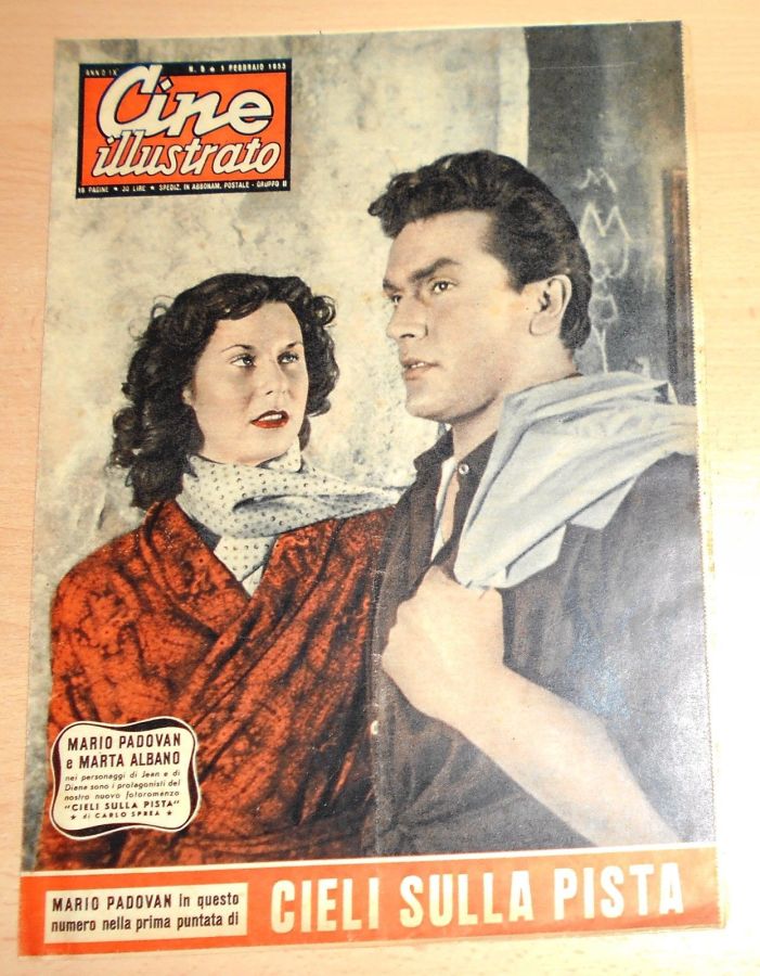 CINE ILLUSTRATO magazine side cover Issue 5 1 February 1953