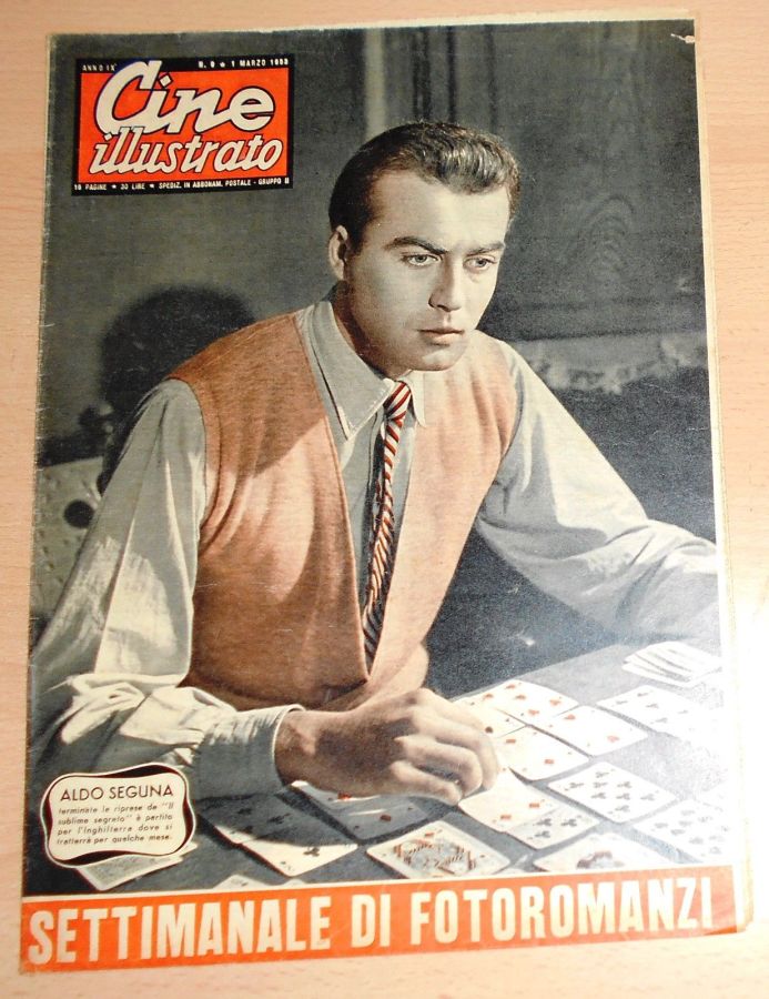 CINE ILLUSTRATO magazine side cover Issue 9 1 March 1953