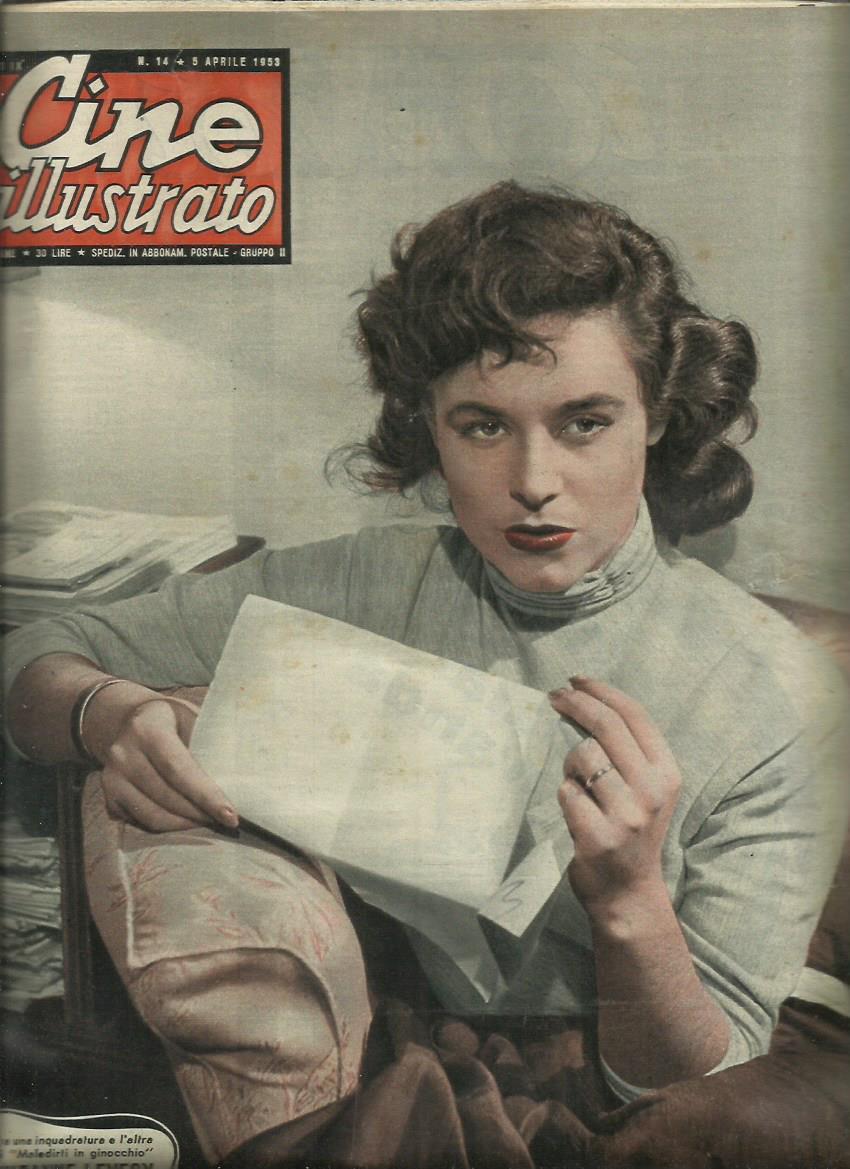 CINE ILLUSTRATO magazine side cover Issue 14 5 April 1953