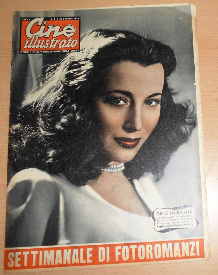 CINE ILLUSTRATO magazine side cover Issue 5 31 January 1954