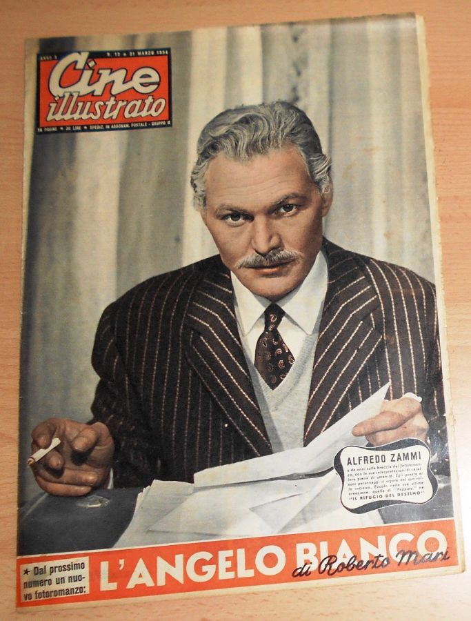CINE ILLUSTRATO magazine side cover Issue 12 21 March 1954