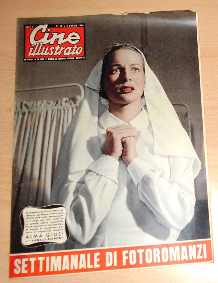CINE ILLUSTRATO magazine side cover Issue 18 2 May 1954