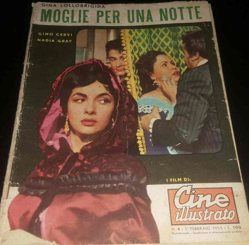 CINE ILLUSTRATO magazine side cover Issue 4 1 February 1955