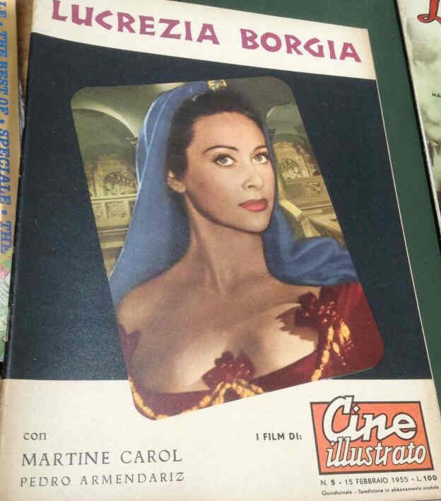 CINE ILLUSTRATO magazine side cover Issue 5 15 February 1955