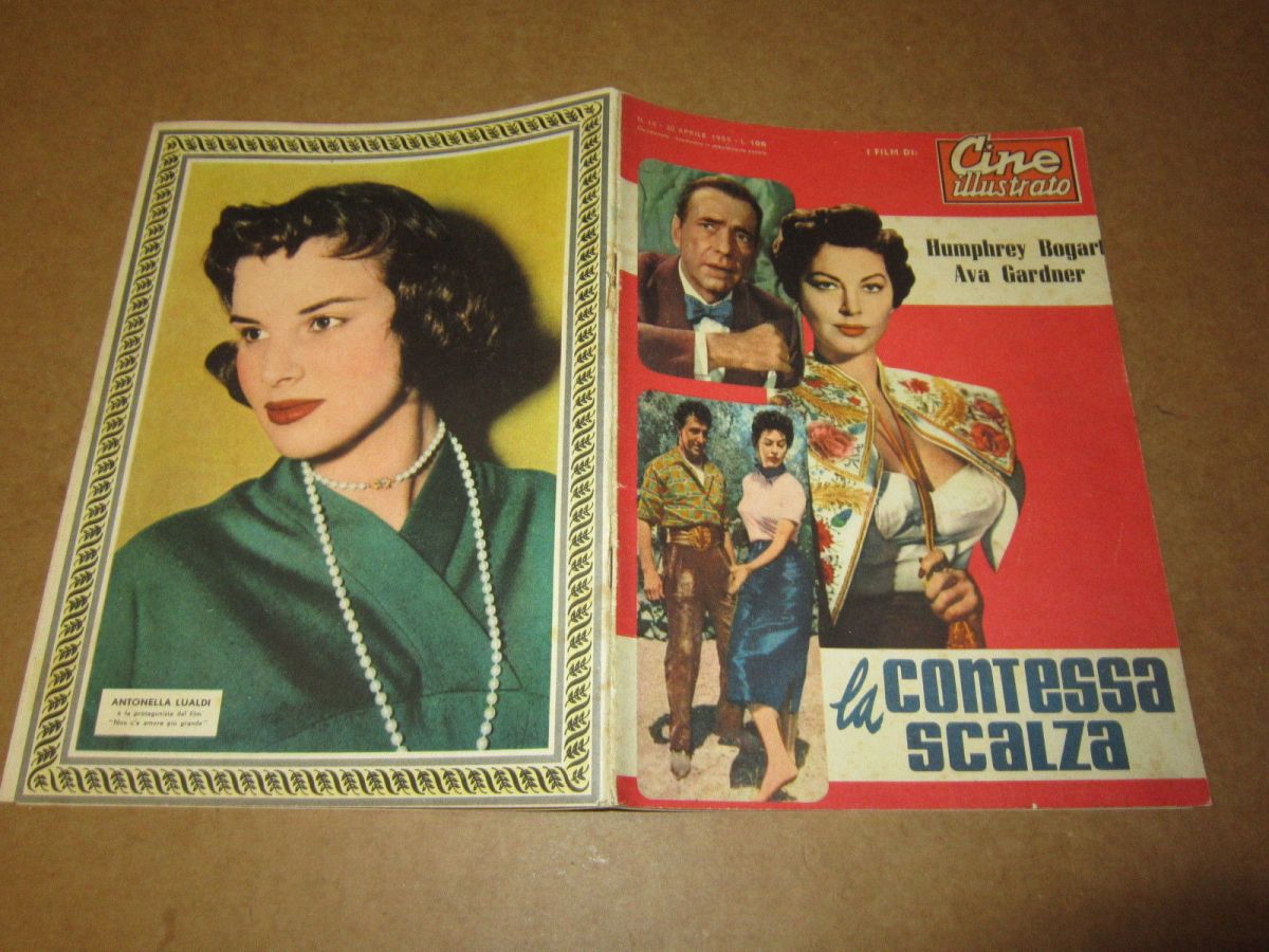 CINE ILLUSTRATO magazine side cover Issue 10 20 April 1955