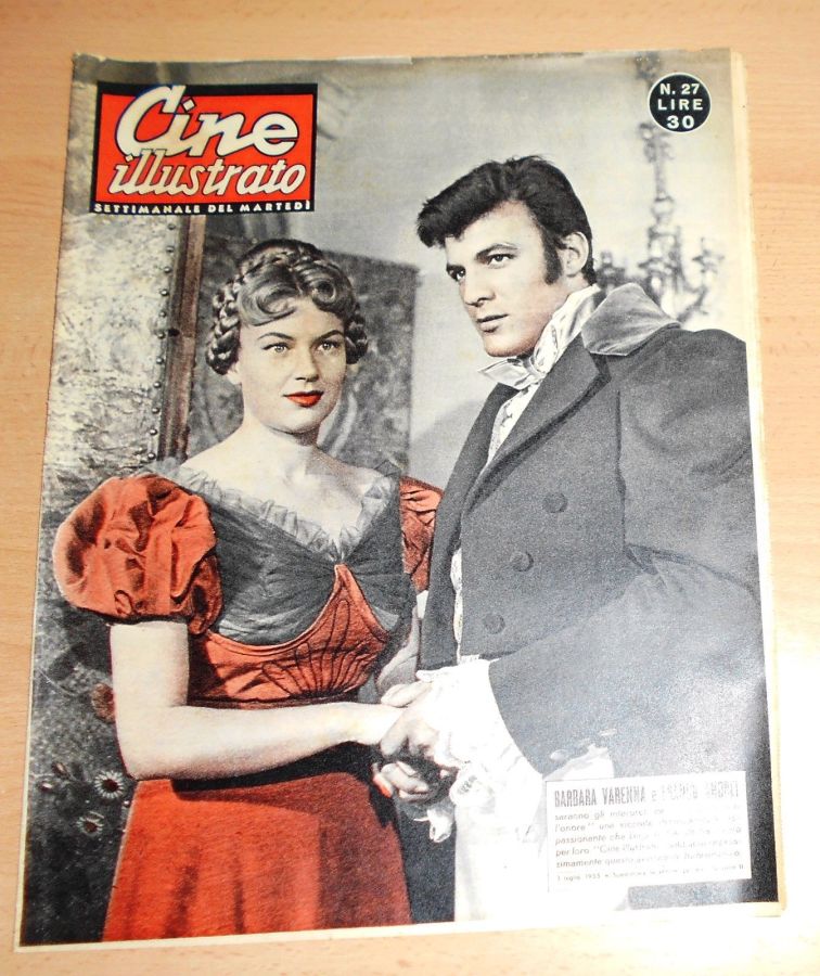 CINE ILLUSTRATO magazine side cover Issue 27 3 July 1955