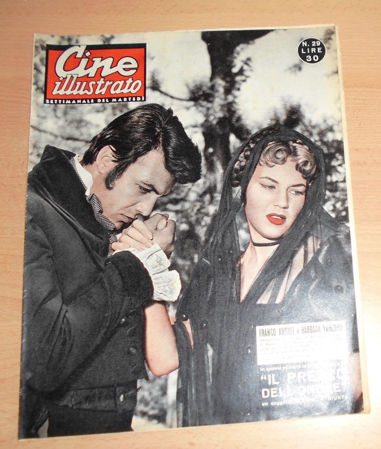 CINE ILLUSTRATO magazine side cover Issue 29 17 July 1955