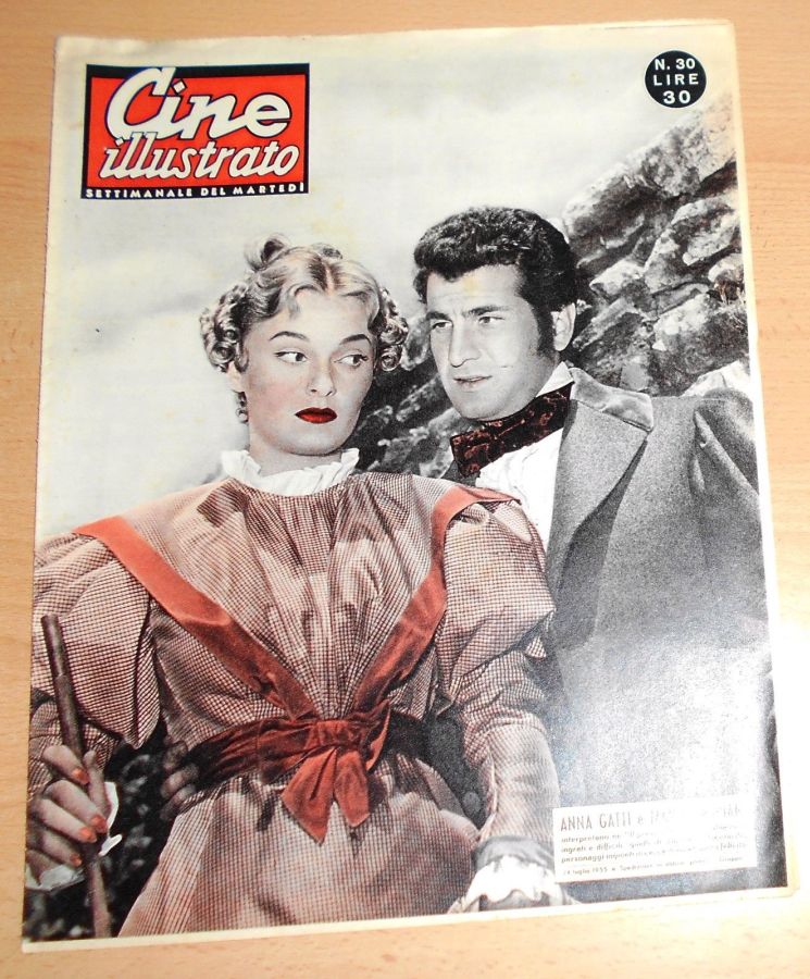 CINE ILLUSTRATO magazine side cover Issue 30 24 July 1955