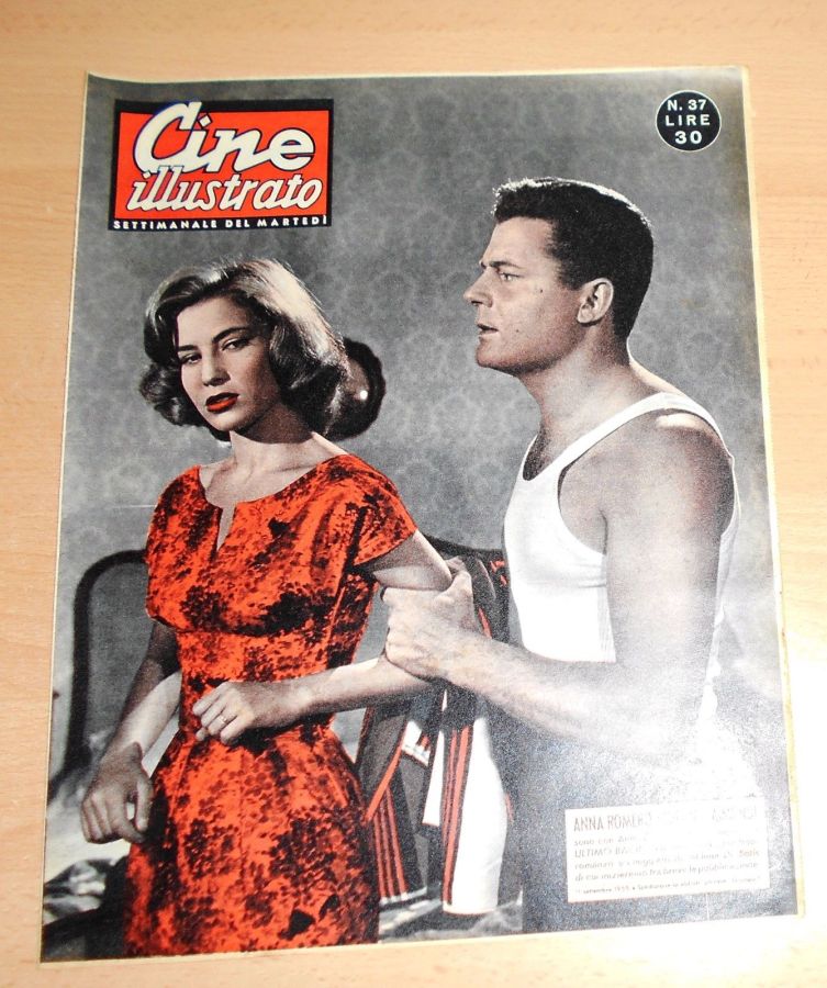 CINE ILLUSTRATO magazine side cover Issue 37 11 September 1955