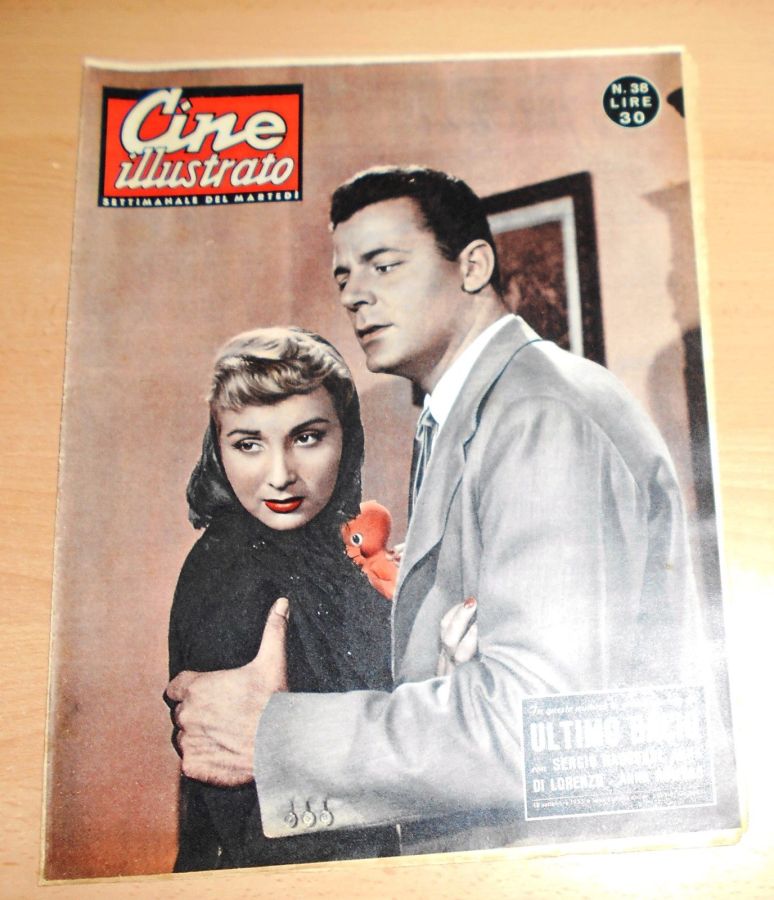CINE ILLUSTRATO magazine side cover Issue 38 18 September 1955