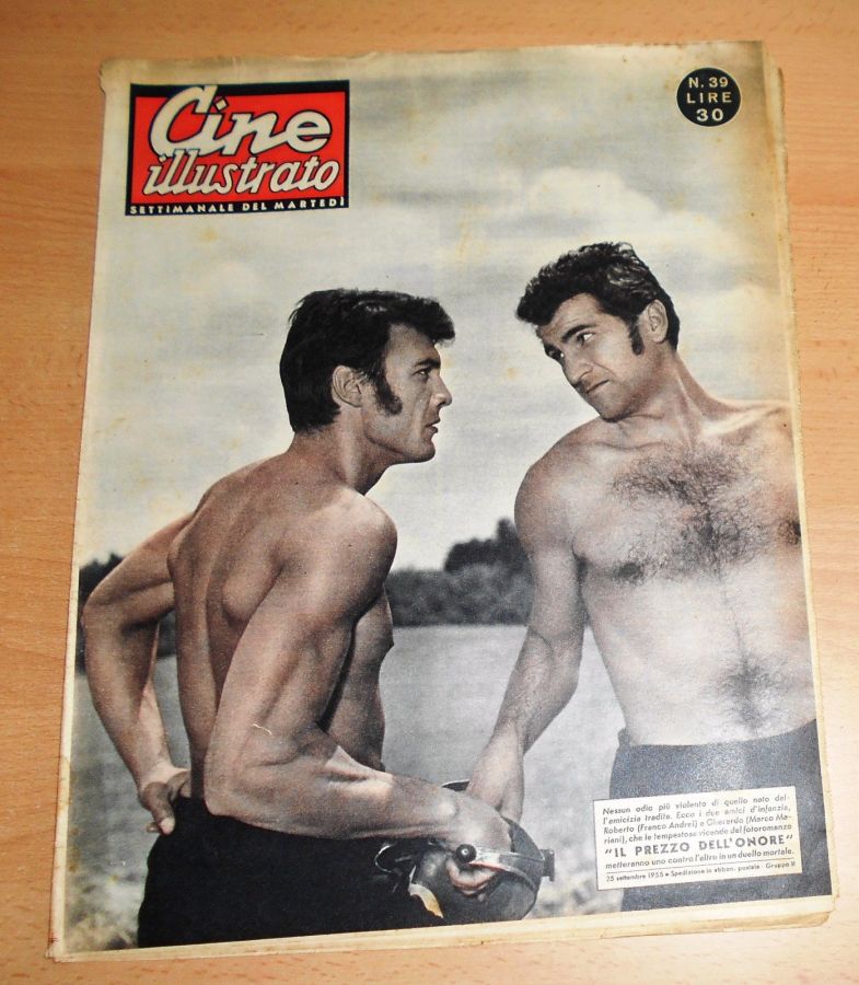 CINE ILLUSTRATO magazine side cover Issue 39 25 September 1955