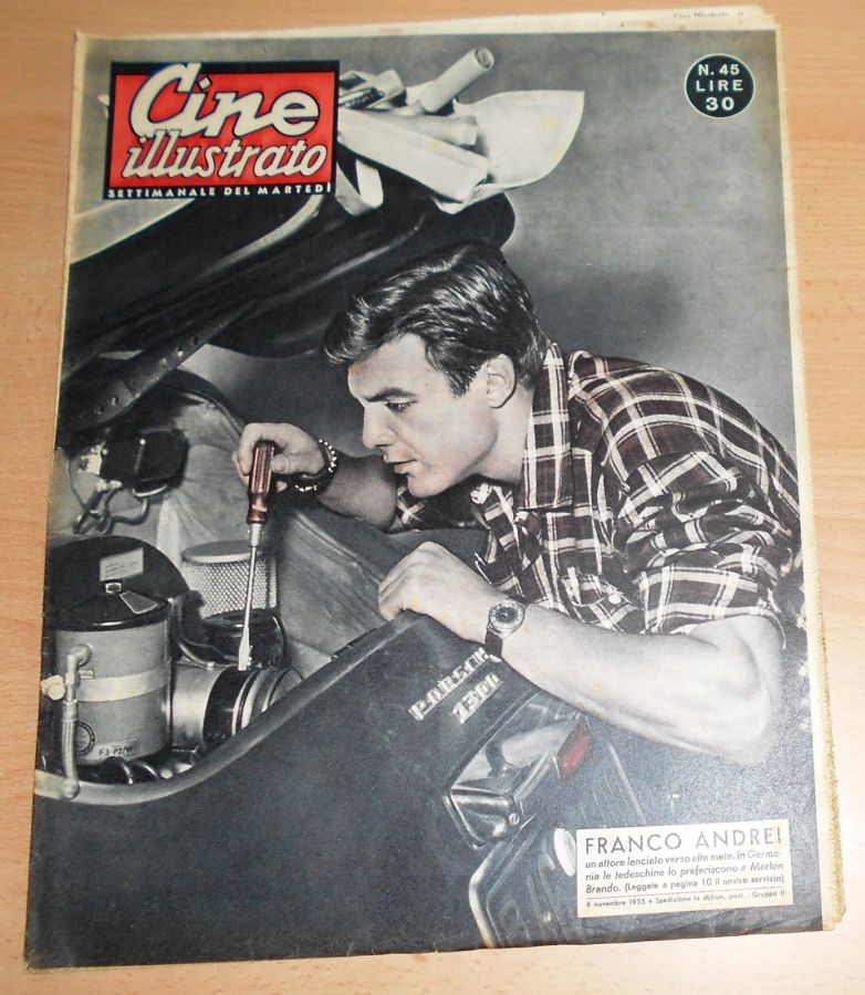 CINE ILLUSTRATO magazine side cover Issue 45 6 November 1955