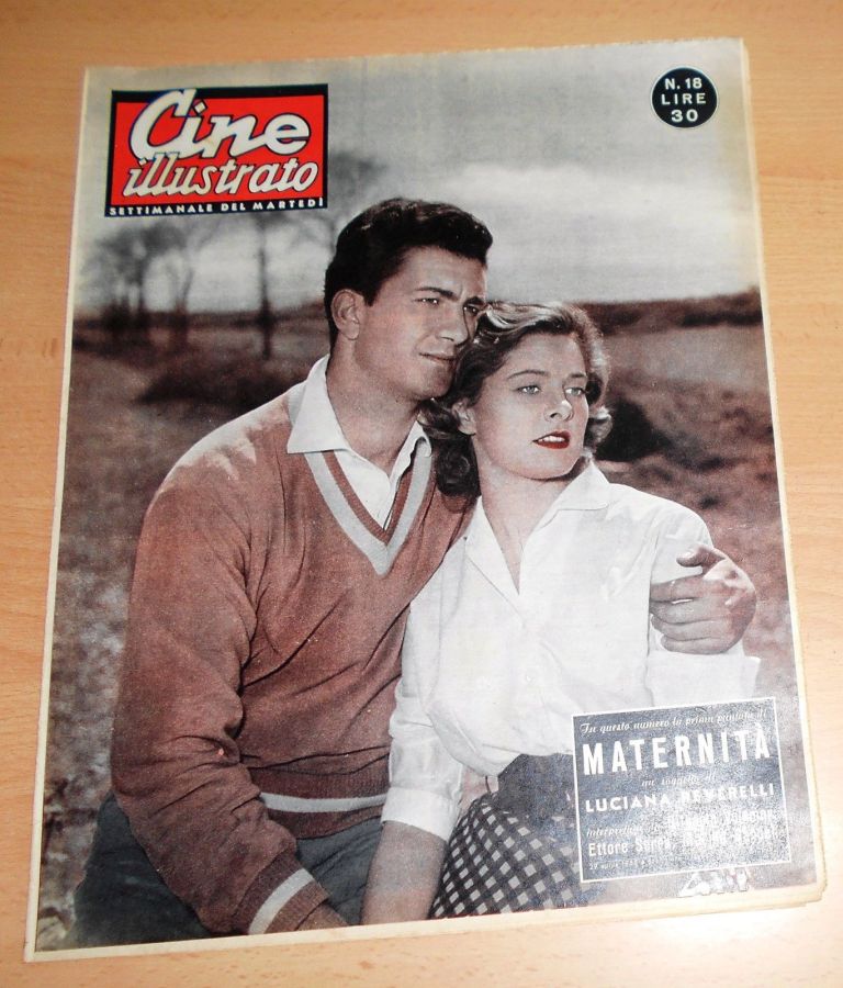 CINE ILLUSTRATO magazine side cover Issue 18 29 April 1956