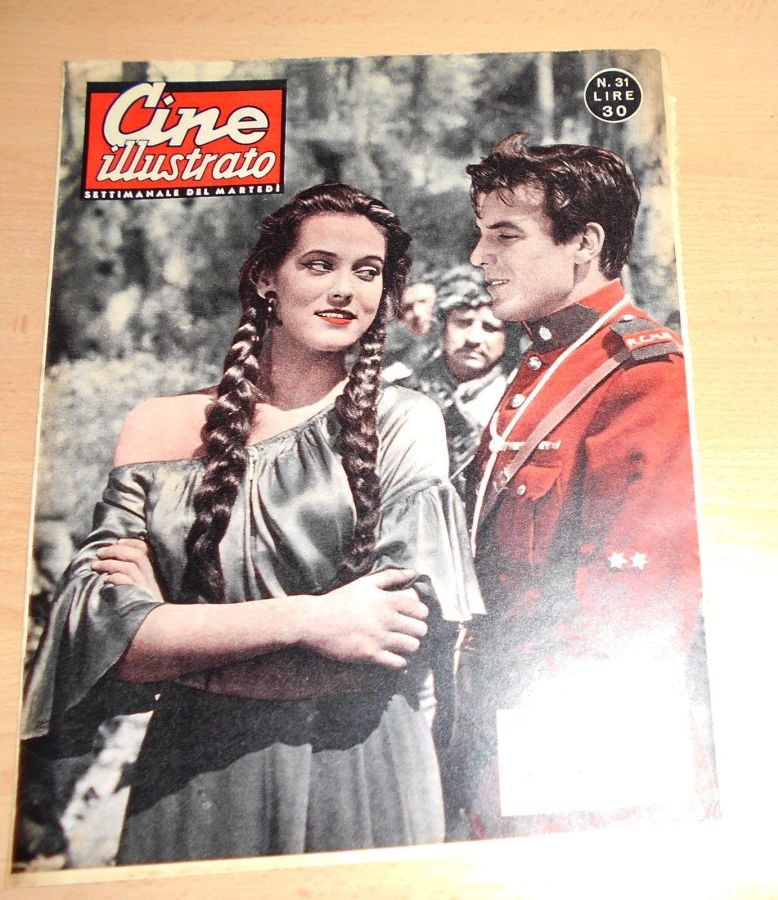 CINE ILLUSTRATO magazine side cover Issue 31 29 July 1956
