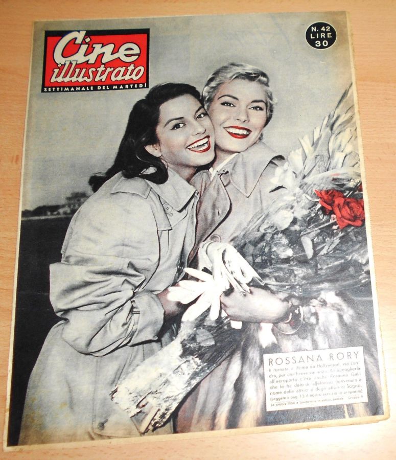 CINE ILLUSTRATO magazine side cover Issue 42 14 October 1956