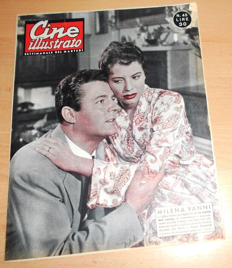 CINE ILLUSTRATO magazine side cover Issue 45 4 November 1956