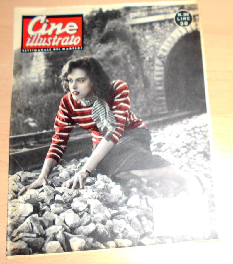 CINE ILLUSTRATO magazine side cover Issue 38 22 September 1957