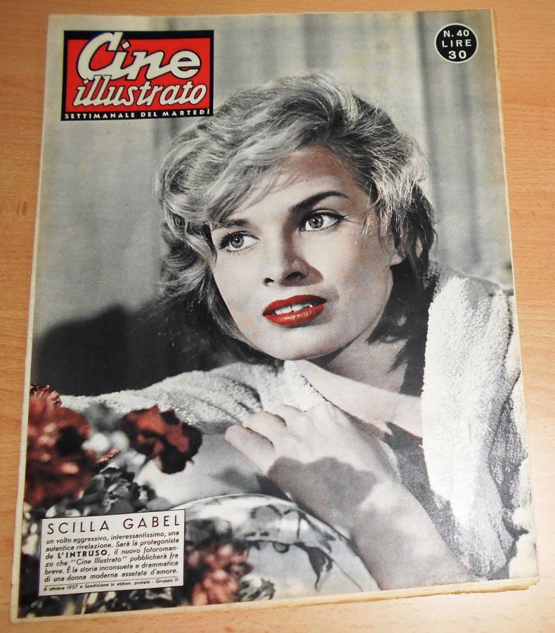 CINE ILLUSTRATO magazine side cover Issue 40 6 October 1957