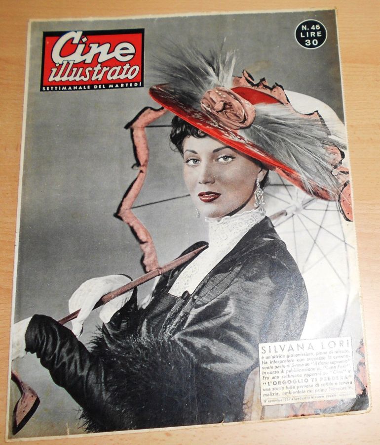 CINE ILLUSTRATO magazine side cover Issue 46 17 November 1957