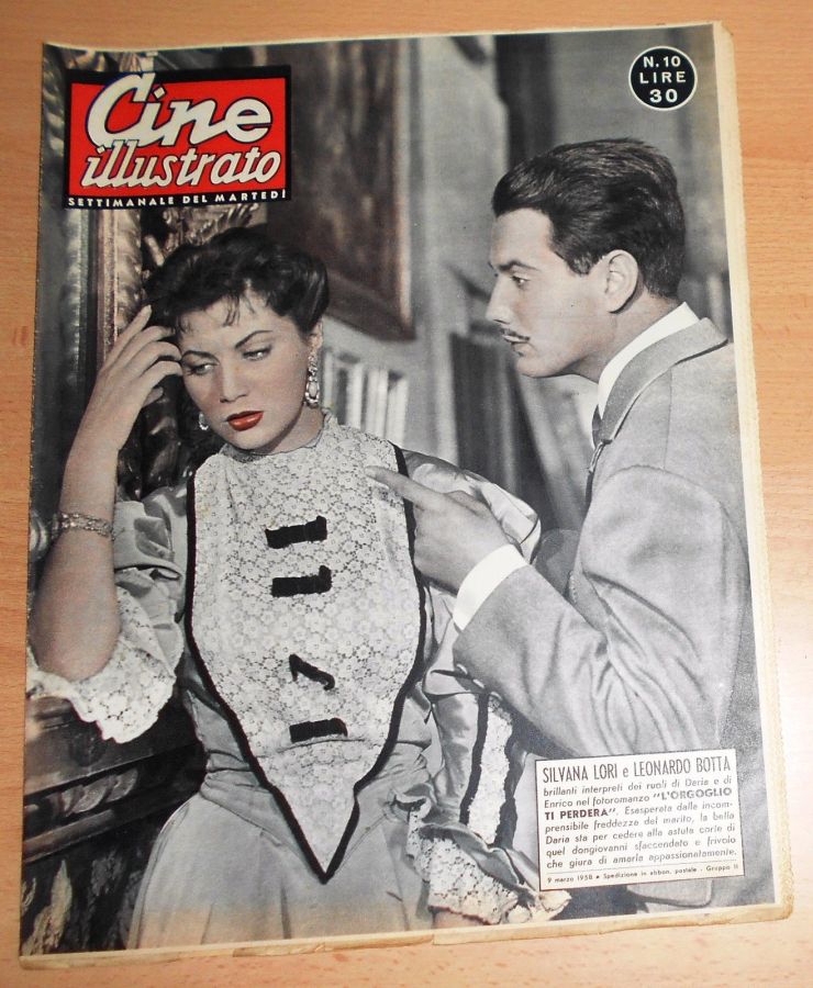 CINE ILLUSTRATO magazine side cover Issue 10 9 March 1958