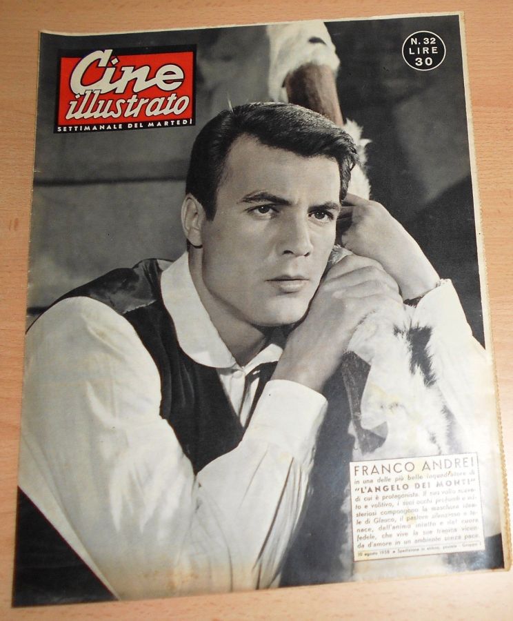 CINE ILLUSTRATO magazine side cover Issue 32 10 August 1958