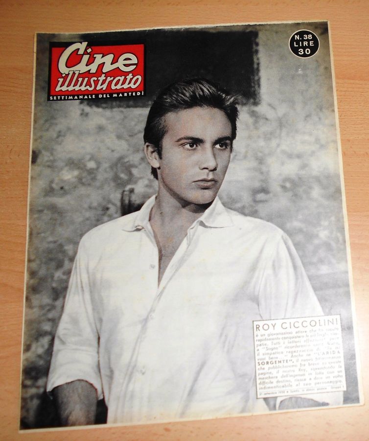 CINE ILLUSTRATO magazine side cover Issue 38 21 September 1958