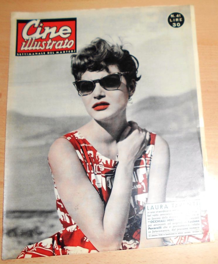 CINE ILLUSTRATO magazine side cover Issue 41 12 October 1958