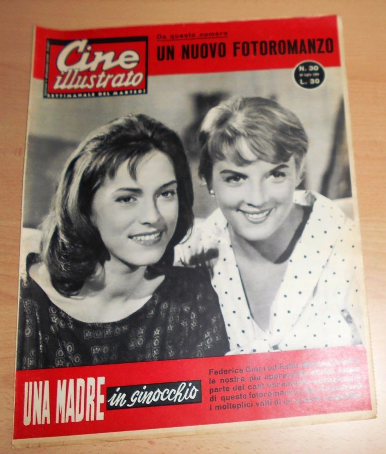 CINE ILLUSTRATO magazine side cover Issue 30 26 July 1959
