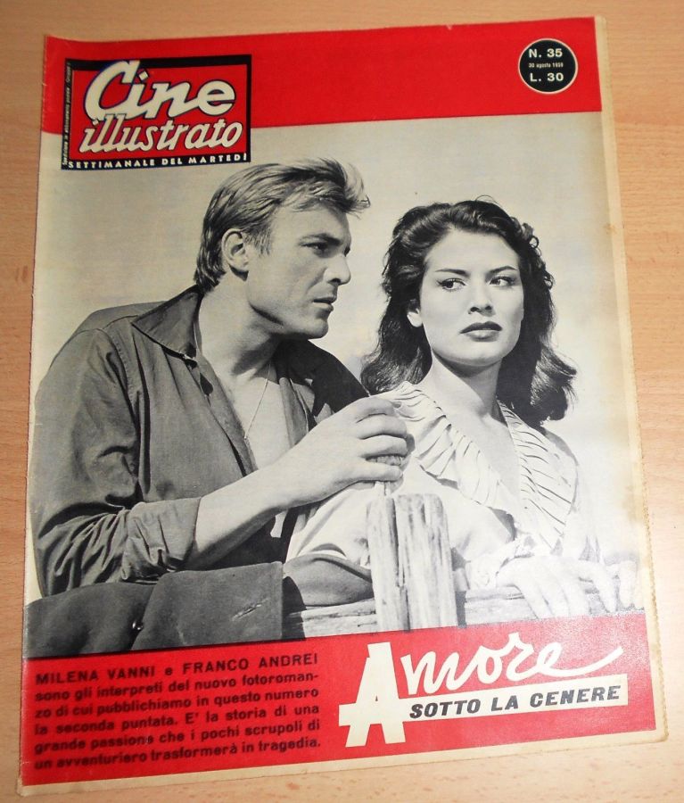 CINE ILLUSTRATO magazine side cover Issue 35 30 August 1959
