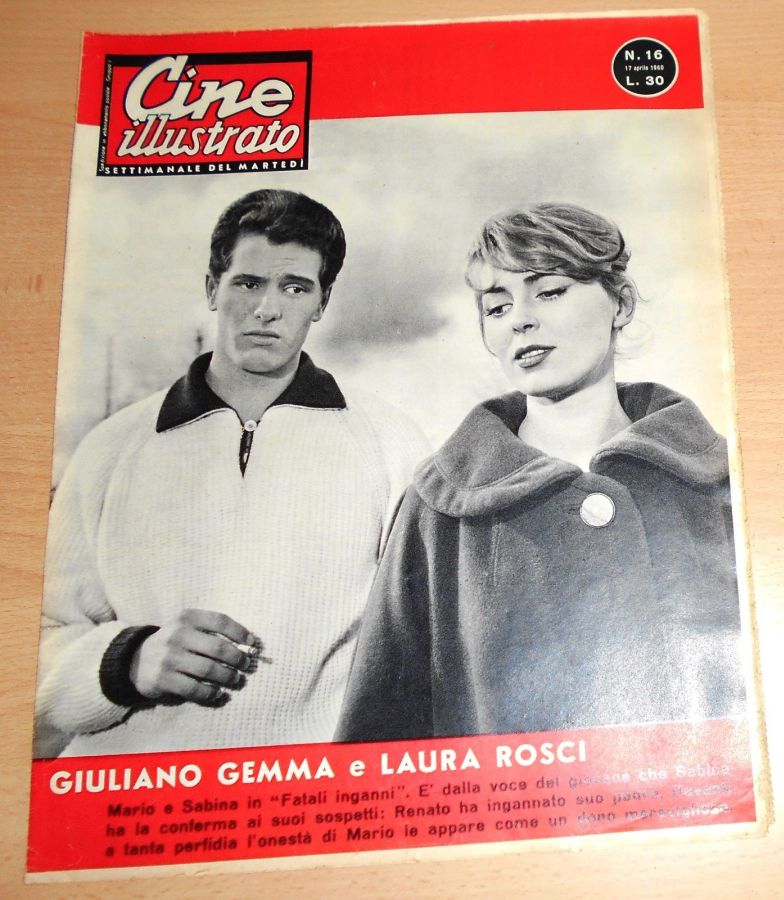 CINE ILLUSTRATO magazine side cover Issue 16 17 April 1960