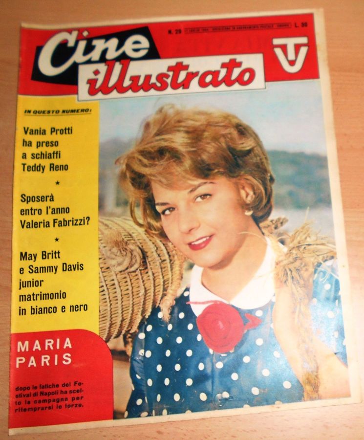 CINE ILLUSTRATO magazine side cover Issue 29 17 July 1960