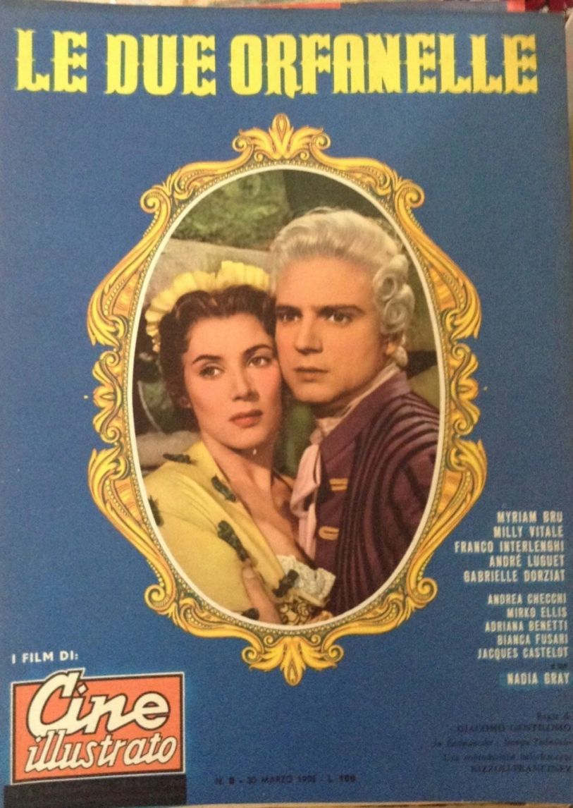 CINE ILLUSTRATO magazine side cover Issue 8 30 March 1955