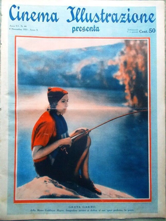 CINEMA ILLUSTRAZIONE magazine side cover Issue 44 4 November 1931