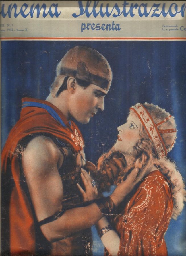 CINEMA ILLUSTRAZIONE magazine side cover Issue 1 6 January 1932