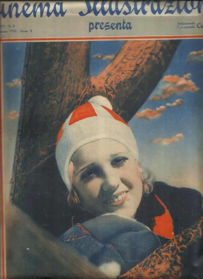 CINEMA ILLUSTRAZIONE magazine side cover Issue 2 13 January 1932